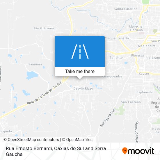 Rua Ernesto Bernardi map