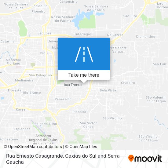 Rua Ernesto Casagrande map