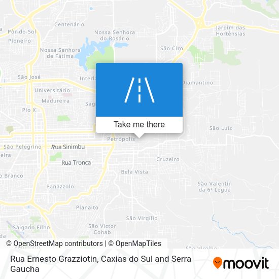 Rua Ernesto Grazziotin map