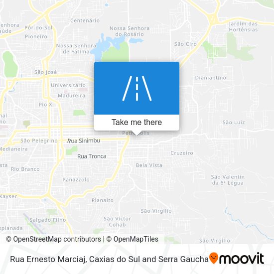 Rua Ernesto Marciaj map