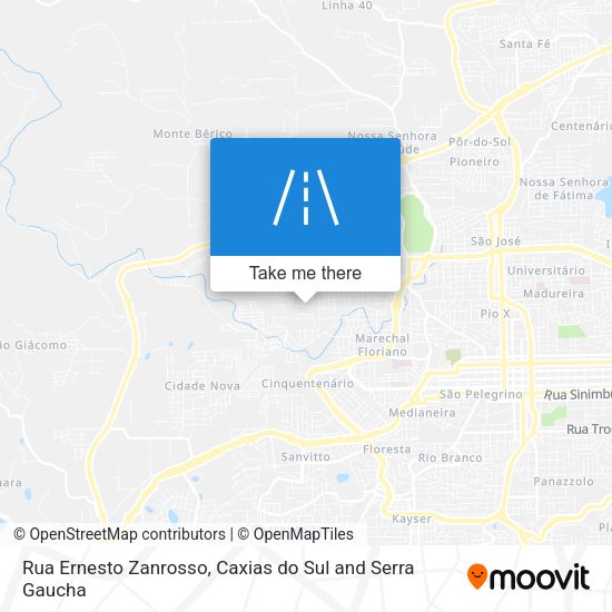 Rua Ernesto Zanrosso map