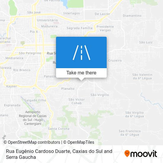 Rua Eugênio Cardoso Duarte map