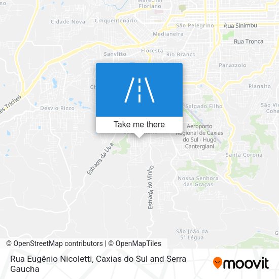 Rua Eugênio Nicoletti map