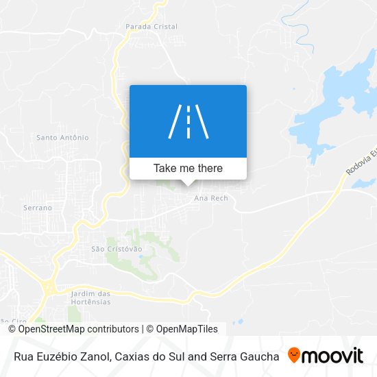 Rua Euzébio Zanol map