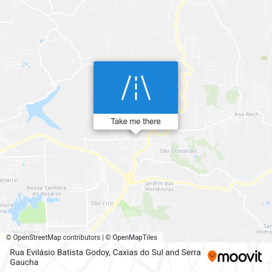 Rua Evilásio Batista Godoy map
