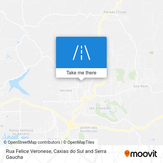 Rua Felice Veronese map