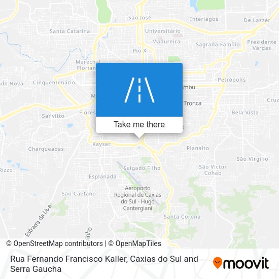 Rua Fernando Francisco Kaller map