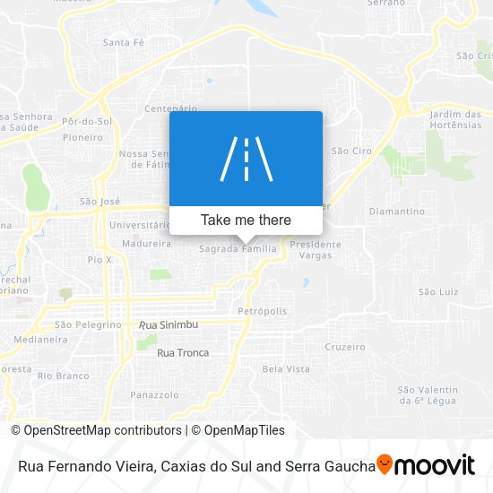Rua Fernando Vieira map