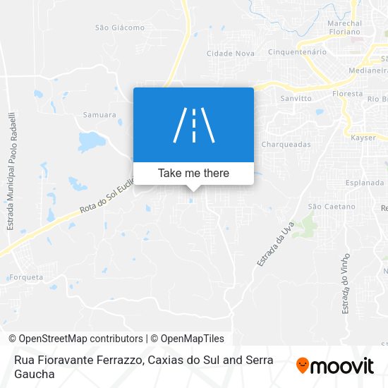 Rua Fioravante Ferrazzo map