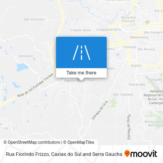 Rua Fiorindo Frizzo map