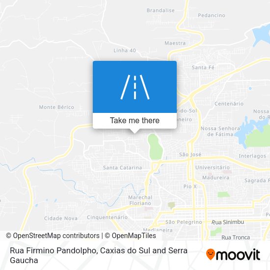Rua Firmino Pandolpho map