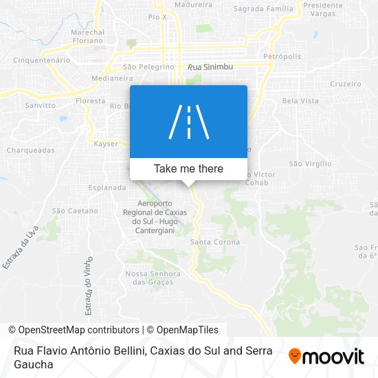 Rua Flavio Antônio Bellini map