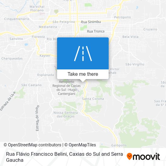 Rua Flávio Francisco Belini map