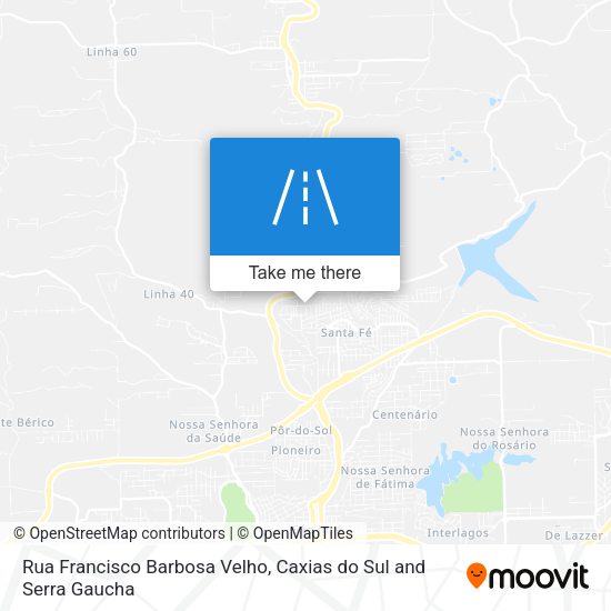 Rua Francisco Barbosa Velho map