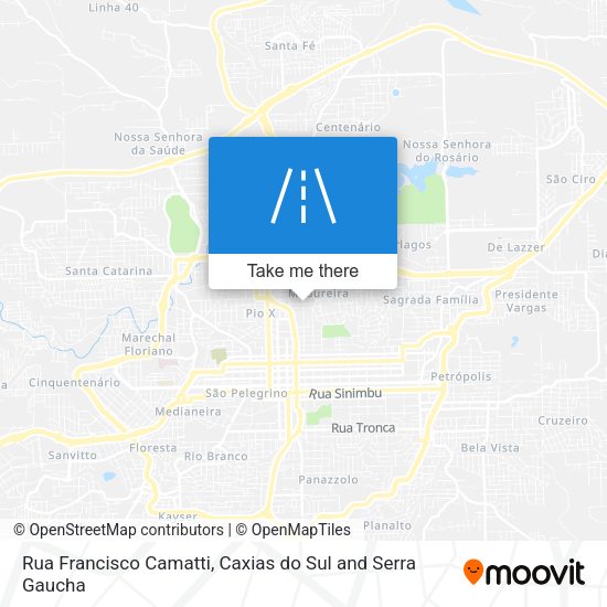 Rua Francisco Camatti map