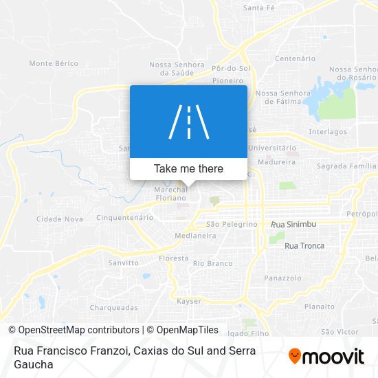 Rua Francisco Franzoi map
