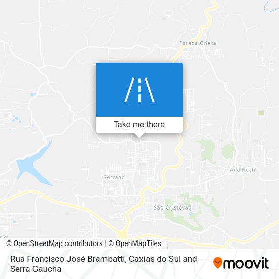Rua Francisco José Brambatti map