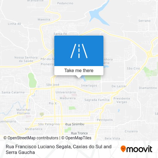 Rua Francisco Luciano Segala map