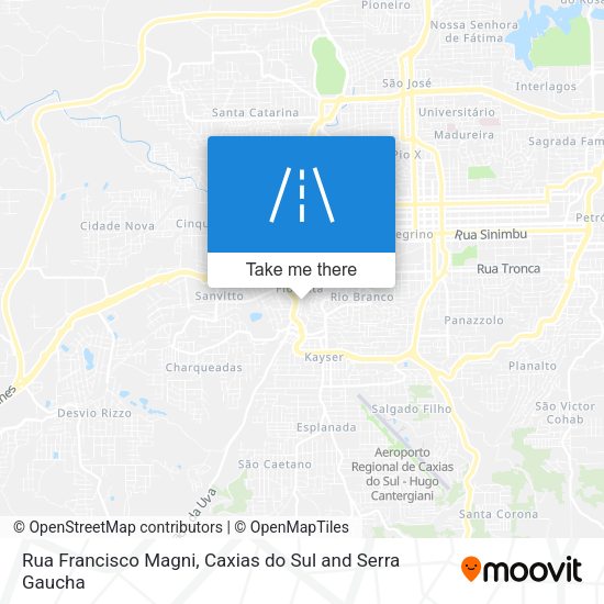 Rua Francisco Magni map