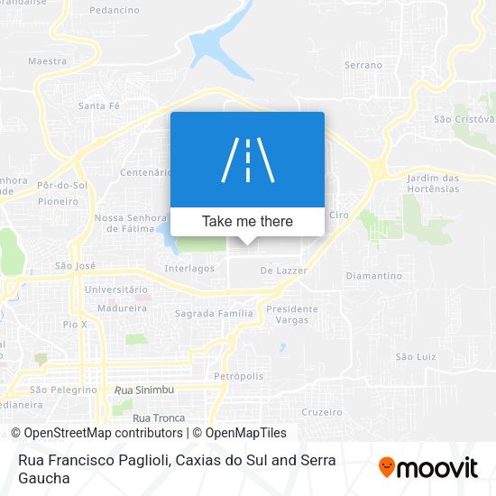 Rua Francisco Paglioli map