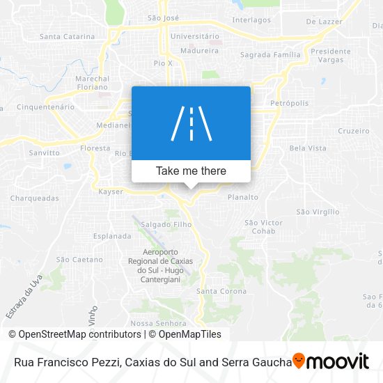 Rua Francisco Pezzi map