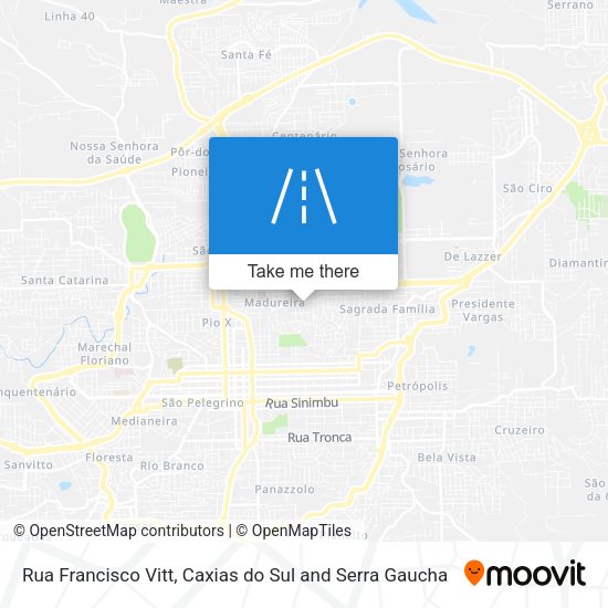 Rua Francisco Vitt map