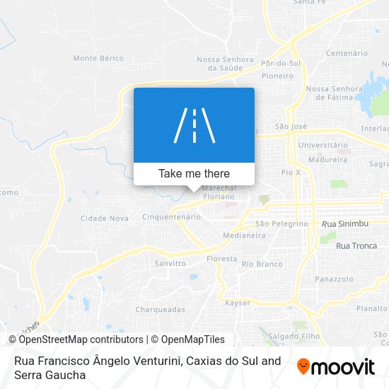 Rua Francisco Ângelo Venturini map