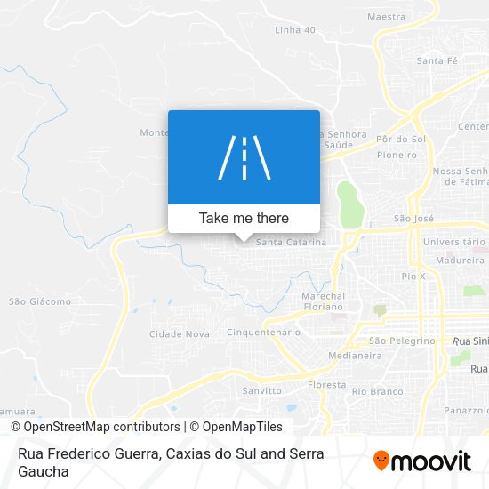 Rua Frederico Guerra map