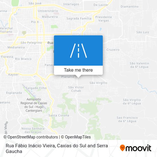 Rua Fábio Inácio Vieira map