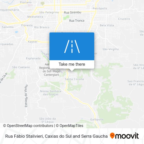 Rua Fábio Stalivieri map