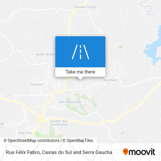 Rua Félix Fabro map