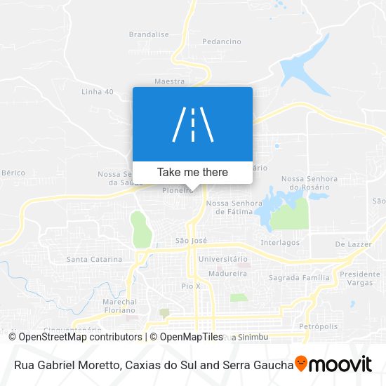 Rua Gabriel Moretto map