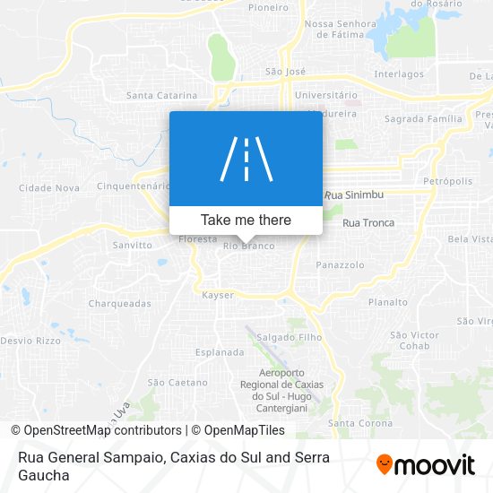 Rua General Sampaio map