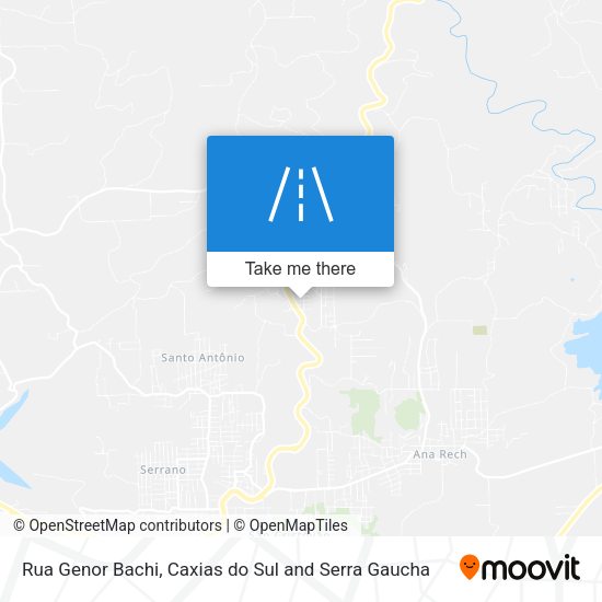 Rua Genor Bachi map