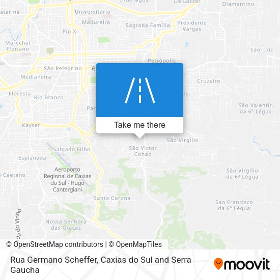 Rua Germano Scheffer map