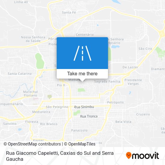 Rua Giacomo Capeletti map