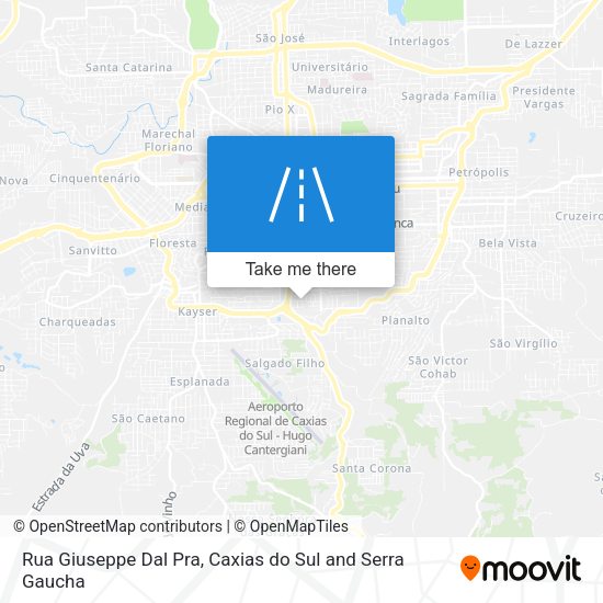 Rua Giuseppe Dal Pra map