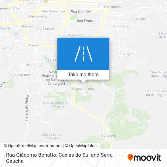 Rua Giácomo Bonatto map