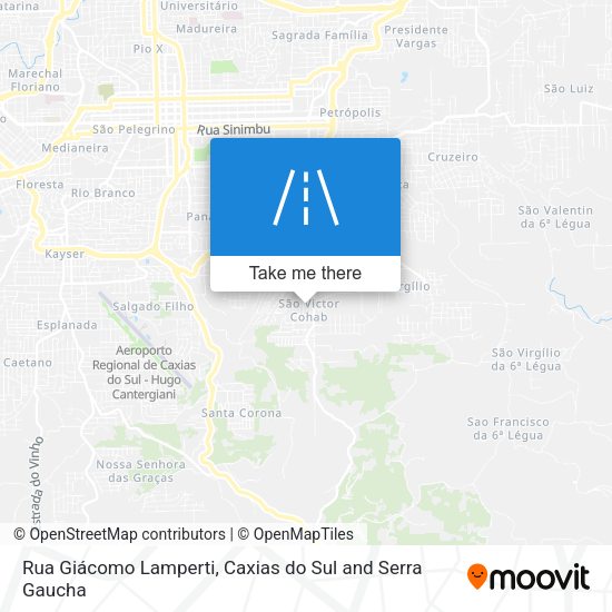 Rua Giácomo Lamperti map