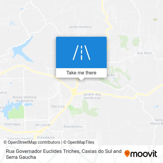 Rua Governador Euclides Triches map