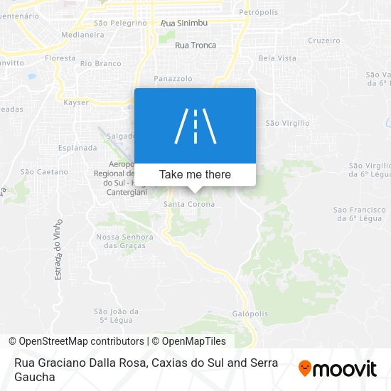 Rua Graciano Dalla Rosa map