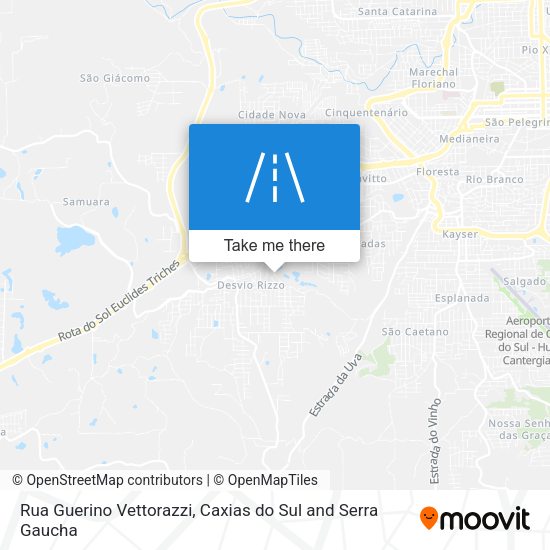Rua Guerino Vettorazzi map