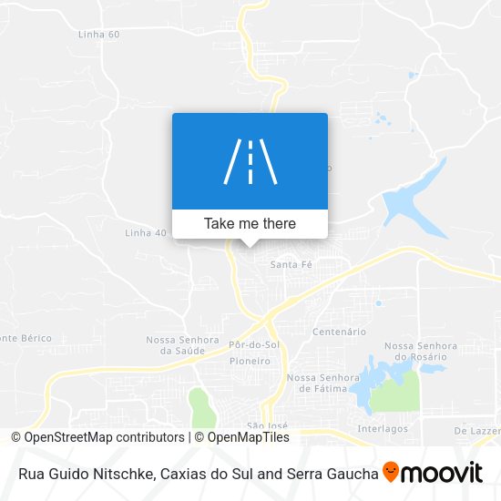 Rua Guido Nitschke map