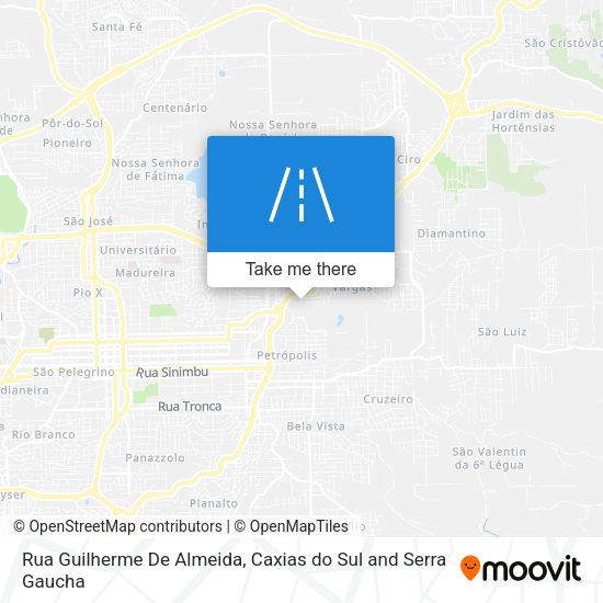 Rua Guilherme De Almeida map