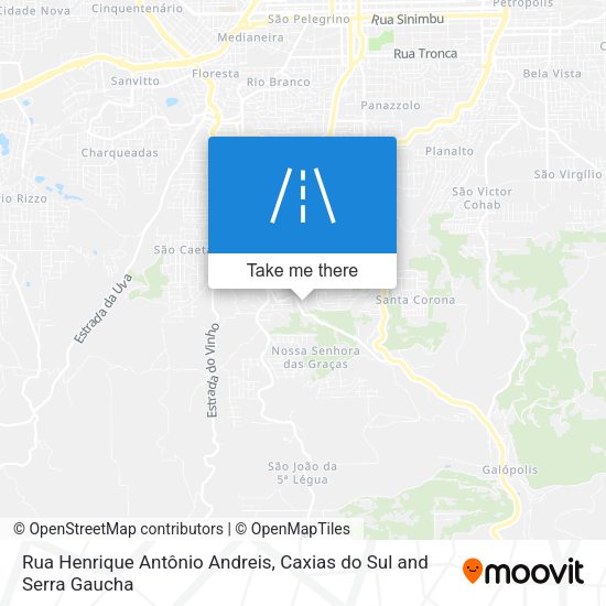 Rua Henrique Antônio Andreis map