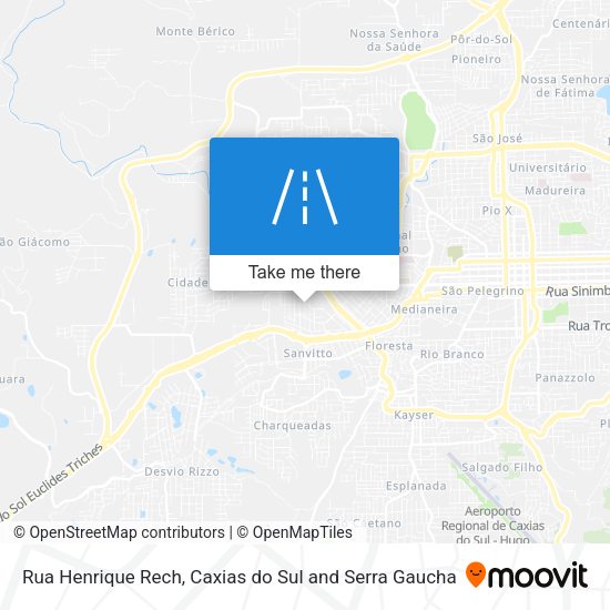 Rua Henrique Rech map