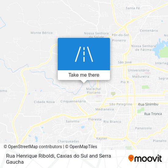 Rua Henrique Riboldi map