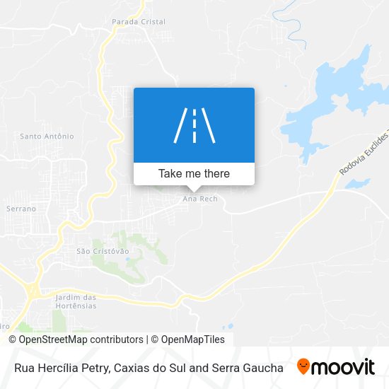 Rua Hercília Petry map