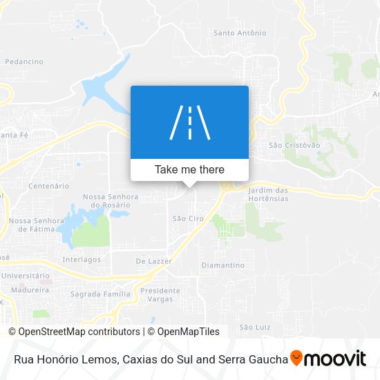 Rua Honório Lemos map
