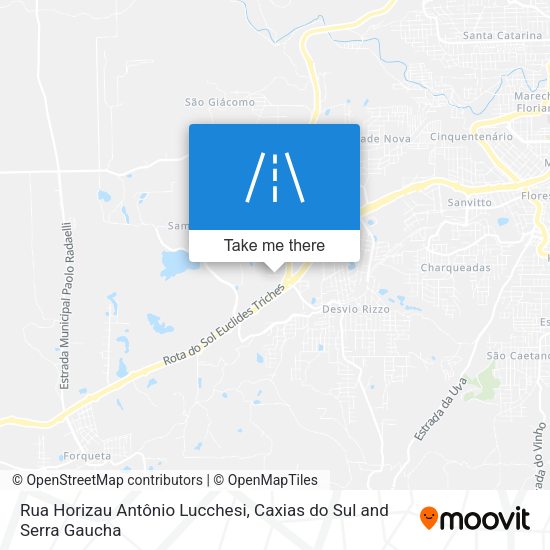 Rua Horizau Antônio Lucchesi map